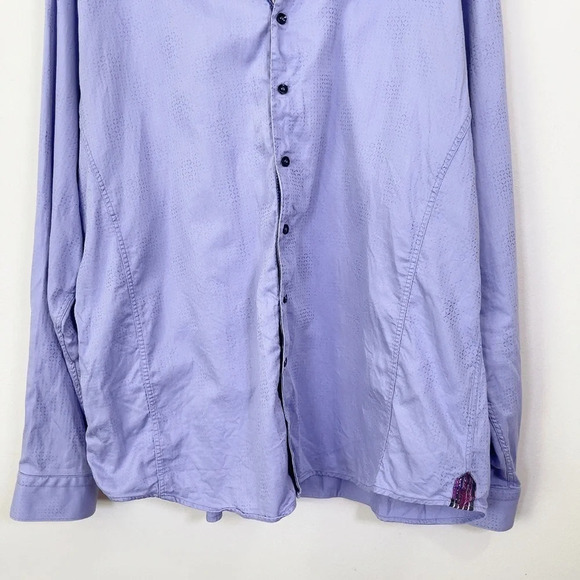 AU NOIR | MEN'S DRESS SHIRT IN LIGHT  LAVENDER - Picture 4 of 14